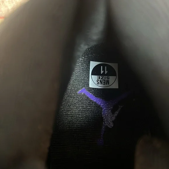 Jordan AJ12 Retro Black/Field Purple CT8013-057 - Picture 7 of 7